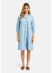 Smith & Soul SMITH & SOUL Damen Sommerkleid, blau, casual, Gr. S, unifarben, Material: 100% Lyocell, Kleider