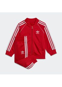 Kinder Trainingsanzug "ADICOLOR SST", rot, sportlich, Gr. 62, adidas originals, Obermaterial: 100% Polyester, Sportanzüge, Superstar Sportanzug für