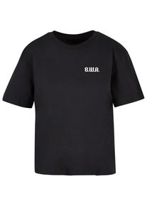 MISS TEE Herren T-Shirt "Miss Tee Damen BWA Tee", schwarz, casual, Gr. M, bedruckt, 100% Baumwolle, Shirts