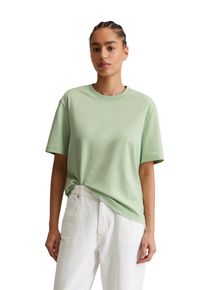 Marc O'Polo Damen T-Shirt "aus Interlock-Jersey"mint mist, Basic, Gr. XS, MARC O'POLO DENIM, unifarben, Obermaterial: 100% Baumwolle, Shirts