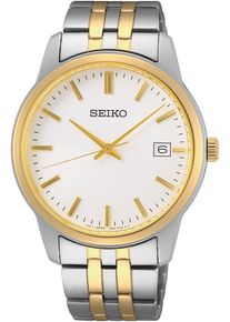 Seiko Damen Quarzuhr, silber, Armbanduhren, Armbanduhr, Herrenuhr, Damenuhr, Datum, Edelstahlarmband