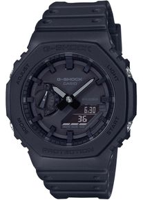 Casio G-SHOCK Herren Chronograph, schwarz, Armbanduhren, Quarzuhr,Armbanduhr,Herrenuhr,digital, bis 20bar wasserd.Resinbarmband