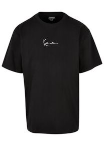 Karl Kani Herren T-Shirt "Karl Kani Small Signature White Logo Tee black", schwarz, casual, Gr. M, bedruckt, 100% Baumwolle, Shirts