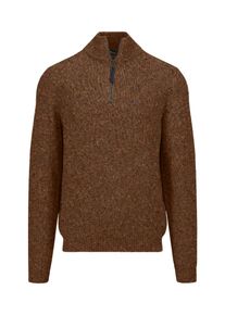 Fynch-Hatton Herren Troyer, orange, casual, Gr. XXL, meliert, unifarben, Strick, Obermaterial: 65% Wolle, 30% Polyamid, 5% Alpaka, Pullover, mit