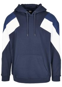 Urban Classics Herren Sweatshirt "Urban Classics Herren Oversize 3-Tone Hoody", blau, Gr. M, 63% Baumwolle, 37% Polyester, Sweatshirts