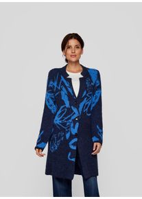 Rabe Damen Strickjacke "Strickjacke", blau, feminin, Gr. 46, gemustert, 62%Polyamid 32%Polyester 6%Wolle, Strickjacken