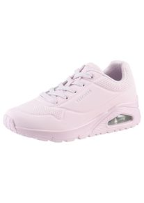 Skechers Damen Sneaker "Street Uno - Stand on Air", Gr. 38, rosa, Lederimitat, sportlich, Schuhe, Freizeitschuh, Halbschuh, Schnürschuh mit Memory