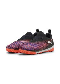 Puma Kinder Fußballschuh "FUTURE 8 MATCH TT +Mid Fußballschuhe ohne Schnürung Jugendliche", Gr. 35,5schwarz, weiß glowing rot, Obermaterial: