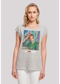 F4NT4STIC Damen T-Shirt "Big Bang Theory Sheldon Loser Painting", grau, casual, Gr. M, Obermaterial: 100% Baumwolle, Shirts, Damen,Premium