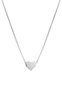 Damen Kette mit Anhänger "Schmuck Geschenk Edelstahl Herz, LJ-0331 LJ-0332 LJ-0333 LJ-0617", Edelstahl, L: 45cm, silber, Liebeskind Berlin,