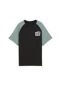 Puma Kinder T-Shirt "MID90S GRAPHIC TEE II B", schwarz, sportlich, Gr. 128, bedruckt, Jersey, Obermaterial: 100% Baumwolle, Shirts