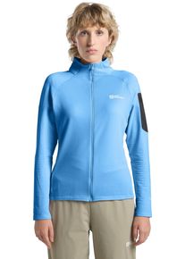 Jack Wolfskin Damen Fleecejacke "PRELIGHT FZ W", blau, Gr. M, Oberstoff: 92% POLYESTER, 8% ELASTHAN; Kontrastmaterial 1: 100% POLYESTER ; Futter