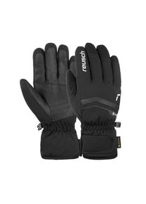 Reusch Damen Skihandschuhe "Fergus GORE-TEX", schwarz-weiß, klassisch, Gr. 10,5, mehrfarbig, 90% Polyester, 10% Polyurethan, Handschuhe, warm,