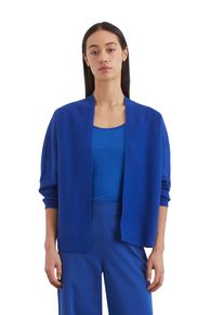 Marc O'Polo MARC O'POLO Damen Cardigan "aus softer Bio-Baumwolle", blau, casual, Gr. M, unifarben, Obermaterial: 100% Baumwolle, Strickjacken