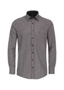 Casamoda Herren Langarmhemd "Casamoda Freizeithemd kariert", braun, Gr. XL, kariert, 100% Baumwolle, Hemden