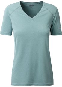 LPO Damen Funktionsshirt "Damen Funktionsshirt Amira"brittany blau melange, Gr. 50, Wirkware: Active Dry - 94% Recycling PES, 6% EL, Shirts