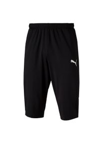 Puma Herren Trainingshose "LIGA TRAINING 3/4 PANTS", schwarz-weiß, sportlich, Gr. S, unifarben, Web, Obermaterial: 90% Polyester, 10% Elasthan, Hosen