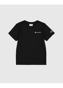Champion Kinder T-Shirt, schwarz, sportlich, Gr. S, Obermaterial: 100% Baumwolle, Shirts, für Kinder