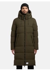 Khujo Herren Steppmantel "Rigo Matt-YM", grün, sportlich, Gr. M, Obermaterial: 100% Polyester, Futter: 100% Nylon, Wattierung: 100% Polyester,