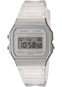 Damen Chronograph, transparent, CASIO TIMELESS COLLECTION, Armbanduhren, Quarzuhr, Armbanduhr,Herren,Damen,Jugendliche, Digitaluhr,Resinarmband