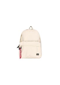 Schultertasche "Alpha Industries Accessoires - Bags Crew Backpack", Alpha Industries, weiß, Obermaterial 1: 100% Nylon, Obermaterial 2: 100%