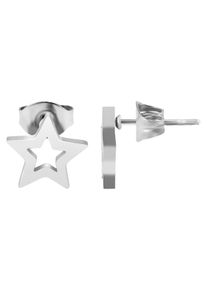 Adelia´s ADELIA ́S Damen Paar Ohrhänger, Damen, Edelstahl, silber, Edelstahl, Ohrringe