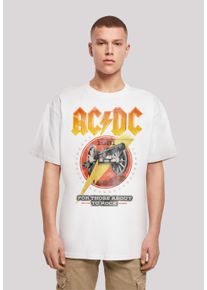 F4NT4STIC Herren T-Shirt "ACDC Rock Band Shirt For Those About To Rock 1981", weiß, casual, Gr. XS, Obermaterial: 100% Baumwolle, Shirts, Print