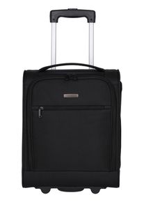 Travelite Weichgepäck-Trolley "CABIN Bordtrolley Underseat, 43 cm", schwarz, Polyester, unifarben, Basic, Koffer, Handgepäck-Koffer Reisekoffer mit