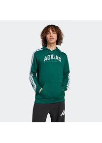 Herren Kapuzensweatshirt "M C COLLEG HOOD", grün, sportlich, Gr. M, adidas Sportswear, Obermaterial: 70% Baumwolle, 30% Polyester, Sweatshirts