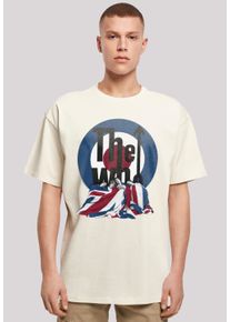 F4NT4STIC Herren T-Shirt "The Who Flag Blanket", beige, casual, Gr. XS, Obermaterial: 100% Baumwolle, Shirts, Premium Qualität