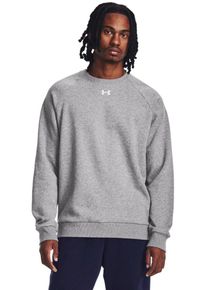 Under Armour Herren Sweatshirt "UA Rival Fleece Crew", grau, sportlich, Gr. M, Obermaterial: 80% Baumwolle, 20% Polyester, Sweatshirts