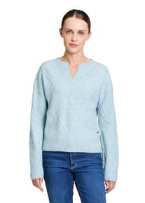 BETTY & CO BETTY & CO Damen Strickpullover "Betty & Co Strickpullover mit überschnittenen Ärmeln", grau, casual, Gr. 38, Strick, Obermaterial: 57% Polyacryl,