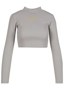 Rocawear Damen Longsleeve "Rocawear Damen Rocawear Longsleeve Berlin", grau, klassisch, Gr. XL, unifarben, 95% Baumwolle, 5% Elasthan, Shirts