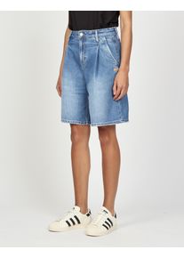 Gang Damen Bermudas "94WANDA BERMUDA"schwarz bahama blau, casual, Gr. 28, Denim/Jeans, Obermaterial: 60% Baumwolle, 39% Lyocell, 1% Elasthan, Hosen,