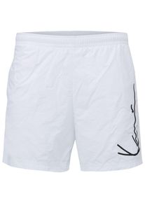 Karl Kani Herren Shorts "Karl Kani Herren KM-SW011-002-01", weiß, Gr. L, 100% Polyamid, Hosen