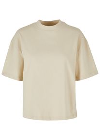 Urban Classics Herren T-Shirt "Urban Classics Damen Ladies Organic Heavy Slit Tee", beige, casual, Gr. 4XL, unifarben, 100% Baumwolle, Shirts