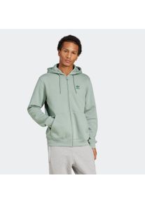 Herren Kapuzensweatshirt "ESS FZ HD", silber, sportlich, Gr. S, adidas originals, Obermaterial: 70% Baumwolle, 30% Polyester, Sweatshirts, Full Zip