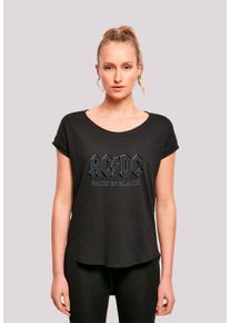 F4NT4STIC Damen T-Shirt "AC/DC Back in Black", schwarz, casual, Gr. S, Obermaterial: 100% Baumwolle, Shirts, Damen,Premium