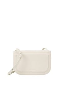 Marc O'Polo MARC O'POLO Damen Umhängetasche "aus fein genarbtem Rindleder", beige, Leder, unifarben, Taschen