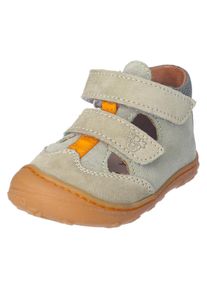 Kinder Lauflernschuh "Ebi WMS: mittel", Pepino BY RICOSTA, Gr. 22, braun, Leder, Textil, modisch, Schuhe, Klettschuh, Lederinnensohle,