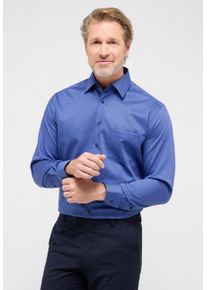 Eterna Herren Langarmhemd "MODERN FIT", blau, Gr. 44, Twill, 100% Baumwolle, Hemden, NON IRON (bügelfrei)