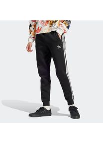 Herren Sporthose "3-STRIPES PANT", schwarz, sportlich, Gr. M, adidas originals, clean, Obermaterial: 70% Baumwolle, 30% Polyester, Hosen