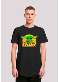 F4NT4STIC Herren T-Shirt "Star Wars The Mandalorian Baby Yoda", schwarz, casual, Gr. XXL, Obermaterial: 100% Baumwolle, Shirts, Print
