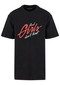 Herren T-Shirt "Upscale by Mister Tee Good Girls Oversize Tee", schwarz, casual, Gr. M, UPSCALE BY MISTER TEE, bedruckt, 100% Baumwolle, Shirts