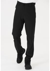 WHISTLER Herren Softshellhose "Gerd", schwarz, casual, Gr. L, unifarben, 92% Polyester, 8% Elasthan, Hosen, mit praktischer 4-Wege-Stretchfunktion