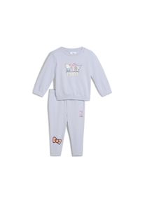 Puma Kinder Jogginganzug "Puma x HELLO KITTY AND FRIENDS Minicats Set mit Crewneck Mädchen", blau, Gr. 92, Obermaterial: 68% Baumwolle, 32%