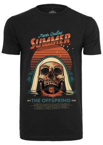 Merchcode Herren T-Shirt "Merchcode Offspring Never Ending Summer Tee", schwarz, casual, Gr. XS, bedruckt, 100% Baumwolle, Shirts