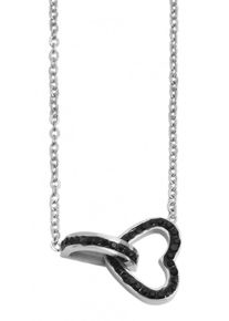 Adelia´s ADELIA ́S Damen Kette mit Anhänger, unbekannt, Edelstahlsilber, herz, Edelstahl, Halsketten