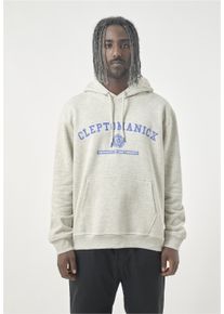 Cleptomanicx Herren Kapuzensweatshirt "Classic Hooded Uni Hands", grau, casual, Gr. XL, bedruckt, 100% Baumwolle, Sweatshirts, mit lockerem Schnitt