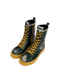 DOGO Damen Stiefelette "Gisele I Do What I Want Damen Stiefel / Female", Gr. 38, grün, Lederimitat, Schuhe, Vegan